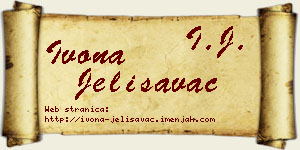Ivona Jelisavac vizit kartica